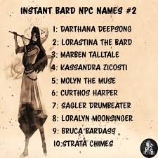 Bard Names